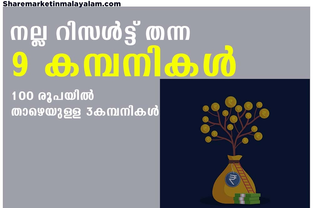 കിടിലൻ റിസൾട്ടുമായി 9 കമ്പനികൾ